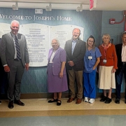 County Executive Ronayne Visits Joseph & Mary's Home.