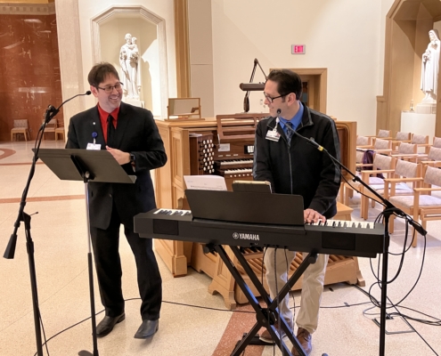 Miguel and PJ Singing